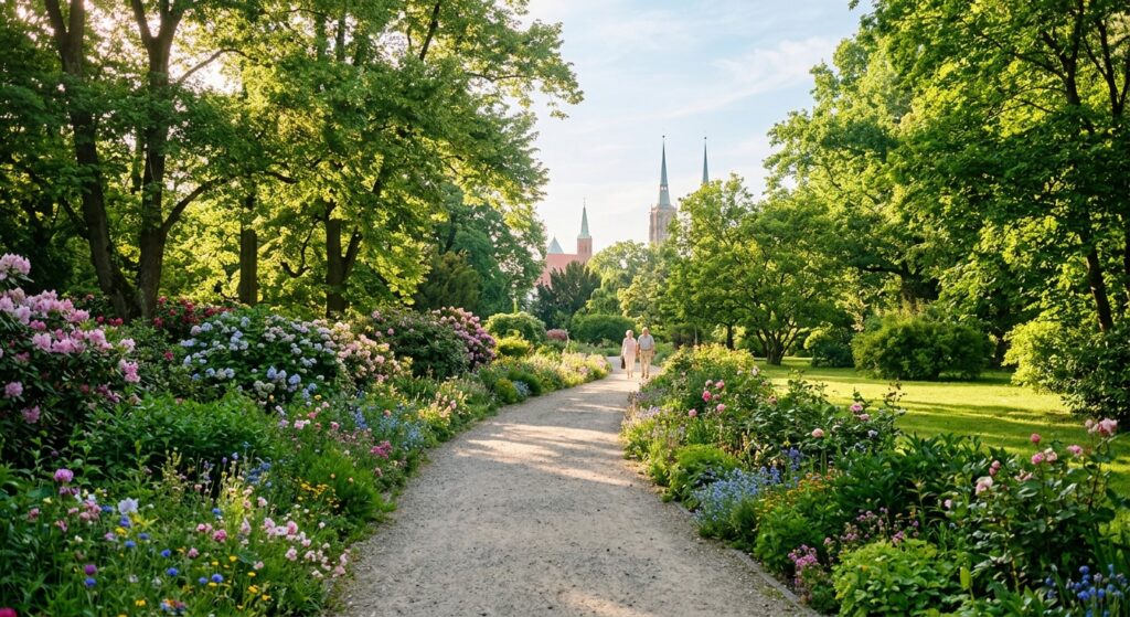 Porównanie parków miejskich Wrocławia dla szukających ciszy