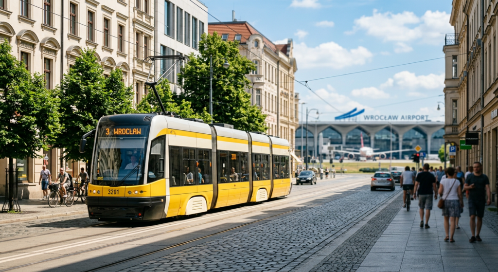 Jak najszybciej dojechać na lotnisko komunikacją miejską