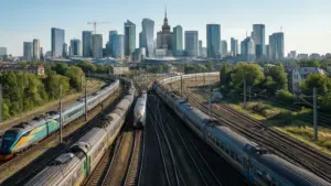 Rozwój połączeń kolejowych między metropoliami regionu